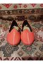 Matte Red Children's Yemeni Sandal Genuine Leather Local Style Shoes Flat Toe 22-29