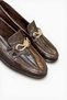 Women's Loafers Orthopedic Sole Gold Buckle Detail - 3