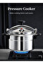 Aluminium Pressure Cooker Silver 9L DX3429 - 3