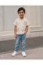 Boys Ivory Embroidered Resort Collar Shirt - 5