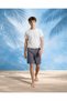 Senior Boys Grey Waistband Swim Shorts - 2