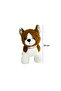 Plush Dog Toy - 23 cm Sequin Detailed Sleeping and Playing Companion - 3