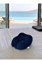 Premium Professional 100% Visco Molded Mold Orthopedic Travel Pillow Ergonomic Navy Blue - 2