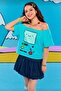 قميص Adventure Time Fin and Jack Y2K بأكمام قصيرة - 6
