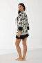 11710 Women's Dressing Gown Shorts Set - 4