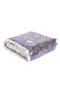 100% Organic Cotton Muslin Bedspread - Lavender Patterned - 220X240 cm - 2