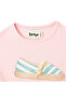 Girls 2 Pc Set “Seaside Stroll” Tie-Front Tee & Turtle-Print Flared Leggings Set - 6