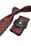 Gold Color Motif Pattern Classic Tie with Handkerchief Kk13442 - 2