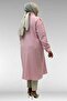 68021 Plus Size Button Detailed Muslin Shirt - Candy Pink - 6
