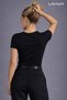 Premium Strawberry Fabric Slim Fit Crew Neck Basic T-Shirt - 4