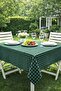 Checked Tablecloth , Pötikara Pattern Tablecloth, Small Square Pattern Picnic Cloth