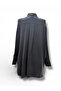 Our Black Oversized Satin Fabric Shirt Model - 2