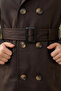 Boy's Cotton in Lined Water Repellent Brown Raincoat Trench Coat - 7
