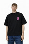Unisex Women's Men's Bape Pink Gorilla Front Printed Oversized Thick Fabric Relaxed Fit Cotton T-Shirt - 2