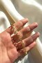 Bracelet Women's Gold Color Stainless Steel Collection with 5 Different Options - 5