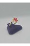 Star Model Steel Children's Ring with Enamel Embroidery, Yellow Gold Color Plated, Adjustable Size - 4