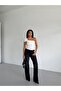 One Shoulder Buckle Detailed Blouse