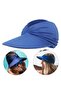 Women's Wide Brim Sun Hat – UV Protective Open Top Visor Beach Sports Tennis Golf Hat - 5
