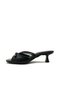Black Color Buckle Detailed Low Heel Women's Shoes between 36-40 Slipper - 2