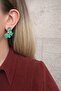 Spring Flower Model Colorful Women's Earrings