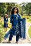 Rust Heritage Embroidered Cotton Kurta Set – 3 Piece Ethnic Suit,