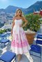 Spaghetti Strap K Linen Inner Maxi Length Dress - 3