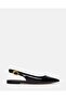 Ottie Solid Black Flats