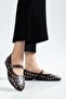 Women's Ballet Flats Brown Bretli Trok Stone Oval Mold - 4
