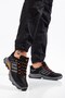 Men's Trekking Sports Shoes Black Orange Imported Lace-Up - 4