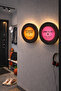 Retro Record Led Wall Lamp – Decorative Indoor and Living Room - Music Themed Wall Lighting 18 cm - 2