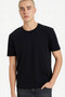 100% Cotton Black Men's T-Shirt D5481Ax/Bk81