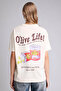 100% Cotton Oversized Printed Short Sleeve T-Shirt G2471Ax26Sp - 5