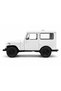 1:26 Scale 1971 Jeep DJ-5B Diecast Model Car – Classic Vintage with Opening Doors-White - 3