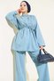 Brit Buttoned Jeans Double Set - 2