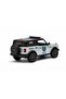 1:34 Scale 2022 Ford Bronco Police/Firefighter edition Diecast Model Car-Silver - 4