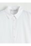 White Shirt Collar Poplin Women's Tunic - 6