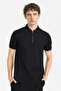 100% Cotton Regular Fit Zipper Collar Polo T-Shirt F9870Ax26Sp - 3