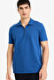 Cotton Zippered Collar Short Sleeve Polo T-Shirt F9868Ax26Sp