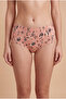 6 pack Plain/Print Full Brief Panty with Inner Elastic Band - 2