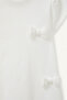 Ecru Baby Girl Dress with Bow G8896A5/Er99 - 2