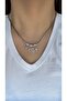 Stainless Steel Brand Model Gold Necklace with Charm