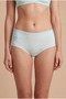 3-Pieces Plain Brief Panty Outer Elastic with Small Details of Embroidery - 3
