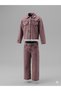 Girl's Spreader Stone Glitter Detailed Grinding Set of Denim (Bottom and Top Set) - 7