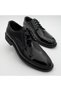 Patent Leather Shiny Black Inside and Outside 100% Genuine Leather Orthopedic Men's Classic Lace-Up Shoes Vdz301158 - 3