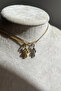 Zircon Stone Sea Horse Necklace - 5