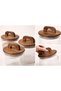 Acacia Lid 6-Piece Glass Jar Set 1300 ml + 650 ml Vacuum Sealed Beans Coffee Food Storage Container - 5