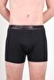 Men's Boxer Briefs with 95% Cotton and Breathable Fabric Royal Black 3-Piece