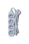 4 SOCKETS 1.5M WHITE - 2