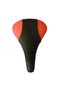 BLACK MTB SADDLE WITH COLORED EDGE