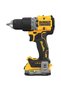 PowerStack 18 volt cordless drill combo set, (yellow/black, 2x POWERS - 2